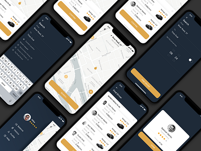 Mobile App Concept app apple application black dark design gui interface ios iphone site sketch ui ux