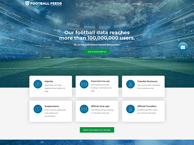 FootballFeeds.com web design