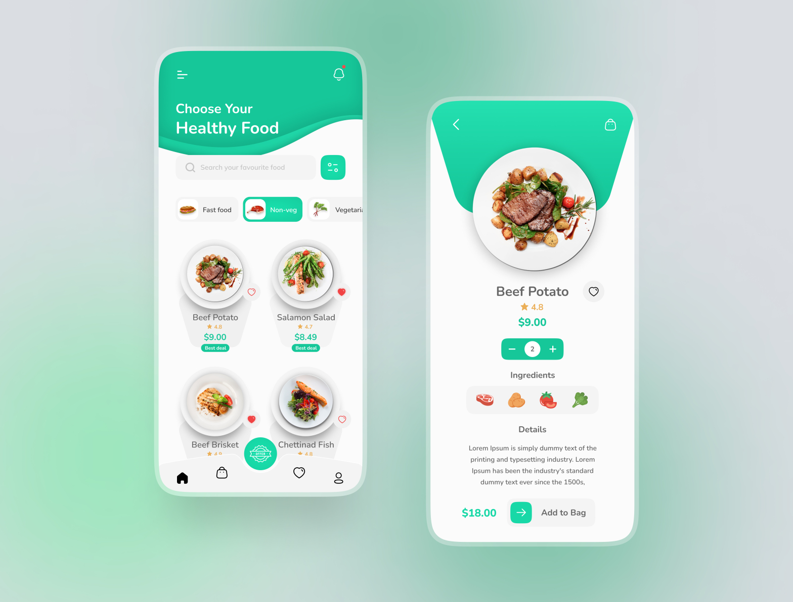 Food Delivery app 🍔🌭🍕🍱 by Salman M A on Dribbble