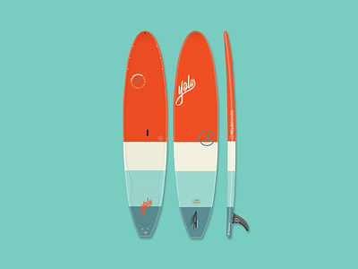 Stand Up Paddle - YOLO Board 2016 board illustration paddling script seal stand up paddle board sup surf surfboard yolo