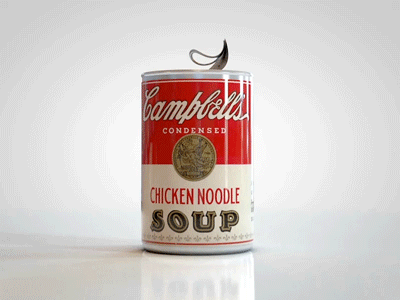 HOW TO MODEL A SOUP CAN IN CINEMA 4D | TUTORIAL 3d c4d campbells can cinema 4d design dribbble tutorial