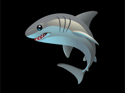 shark tribute icont characterdesign design icon sticker design typography ui ux vector
