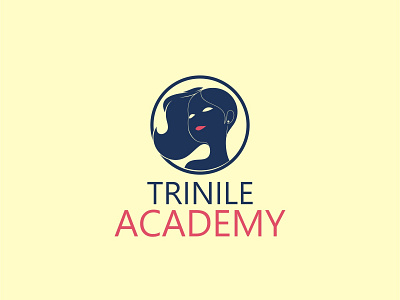 trinile academy characterdesign icon illustration logo sticker design typography vector