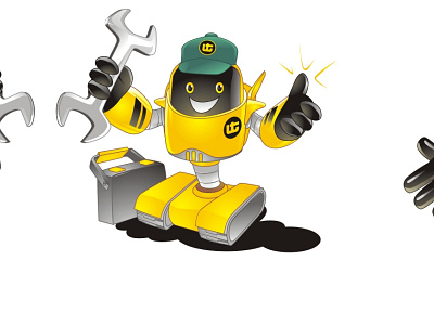 Mascot UT service characterdesign mascot mascotlogo sticker design typography vector