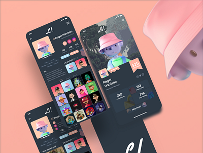 Lessi Mobile App app branding design graphic design mobile tiktok ui ux