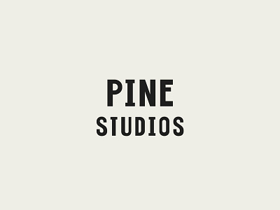 Pine Brand Process brand design custom type logotype typography
