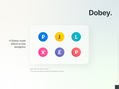 What Dobey could have been. adobe adobe after effects adobe illustrator adobe lightroom adobe photoshop adobe premiere pro adobe xd brand identity card concept icons icons design icons set logo logotype product icon product icons