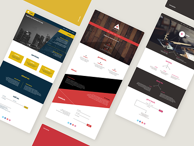 Website Templates color theme minimalism ui web web design