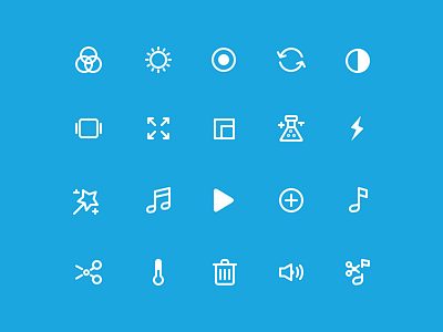 Video Editor Icons app design edit icon icons ios iphone play player video