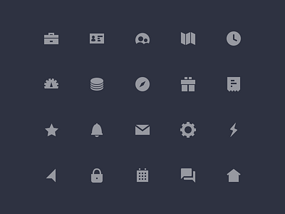 Dashboard Icon Set