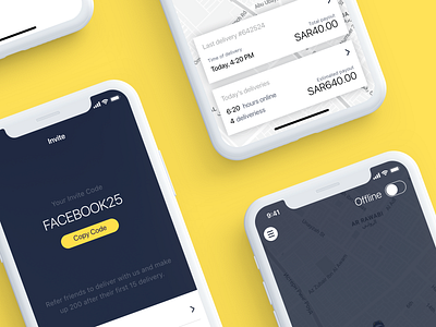 On-demand Delivery App - New Case Study on Behance