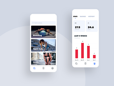 Workouts & Tracking Fitness App