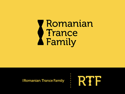Romanian Trance Family - logo branding logo trance family