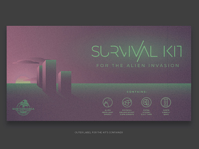 Apocalypse Survival Kit Pt. 3 graphic design illustration