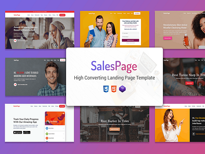 SalesPage - Landing Page Template for Creative Agencies, Apps, P