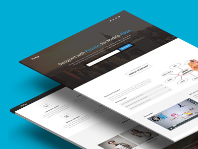 Startapp - Landing Page click through landing page marketing marketing campaign mobile app one page product launch responsive template startup startup template themeforest web app