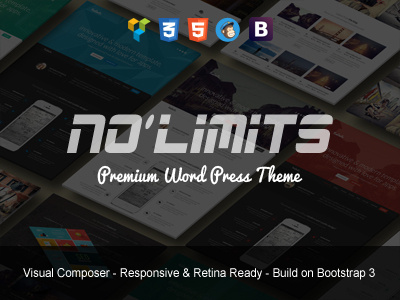 NoLimits | Marketing WordPress Theme agency app corporate digital marketing landing page landing page wordpress theme marketing multipurpose one page seo startup