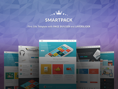 SmartPack - HTML Template With Page Builder