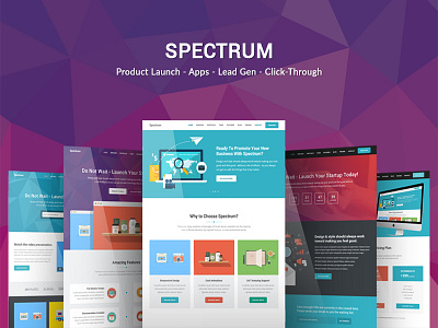 Spectrum - Landing Page Template