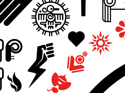 Iconographic Illustration icon mexico sign