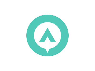 Alce (icon proposal) a branding circle geolocation icon logo mexico