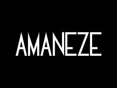 Amaneze typeface spikes type