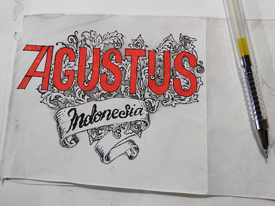 Agustus 🇮🇩 lettering typography