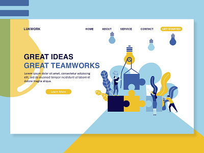 teamwork homepage illustraion landing landingpage ui uiux ux web web design