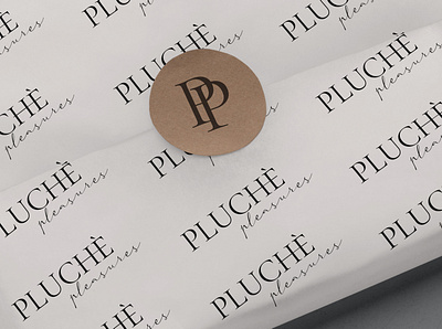 Logotype | Pluchè Pleasures branding design graphic design logo vector