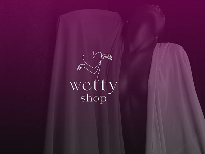 Logotype | WettyShop branding design graphic design illustration logo vector
