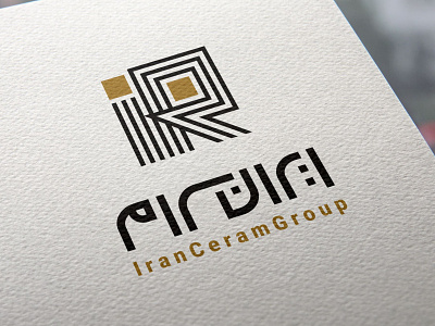 IranCeramGroup branding calligraphy design graphic design logo typography vector