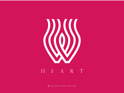 Heart logo branding design graphic design illustration logo vector