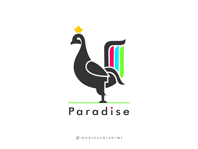 Paradise logo branding design graphic design illustration logo vector
