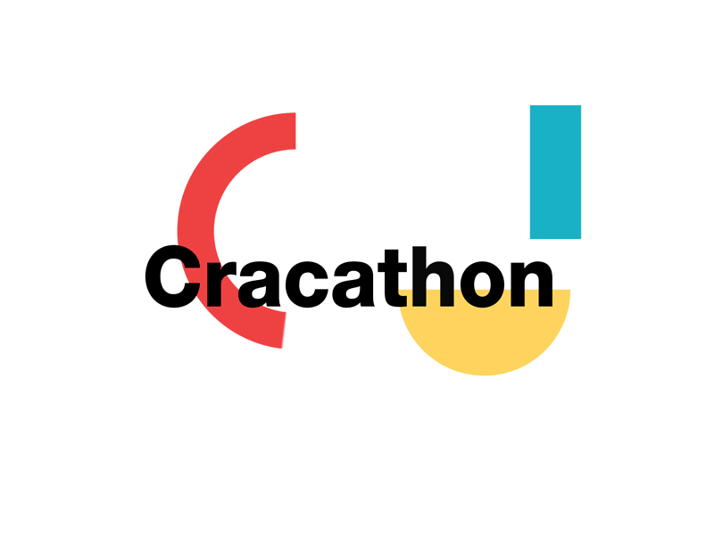 Cracathon – Logo Animation after effects animation clean gif logo minimal minimalistic modern motion motion design motion graphics shapes