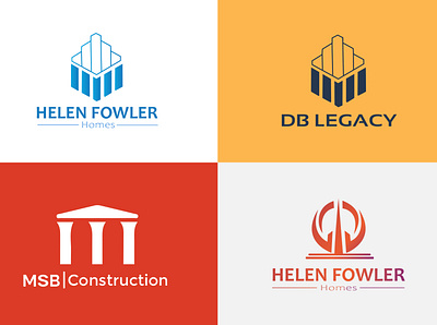 Real estate logo design Bundle app logo design behance brand design branding business business logo colorful construction logo creative designer dribbble graphic design graphicdesigner illustration logo design logo inspiration logo process logotype typography vector