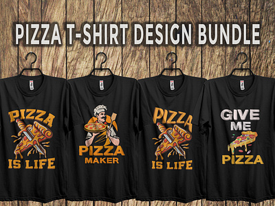 Pizza lover t-shirt design Bundle
