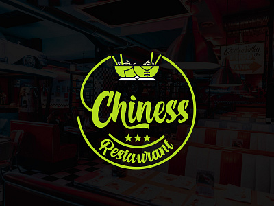 Chiness Restaurant Logo Branding design