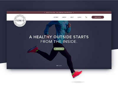 Tonic  ::  Homepage Variation Sneak Peek