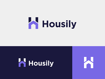 Housily - Logo Design arrow design illustration letter letter h logo logos minimal modern property real estate simple