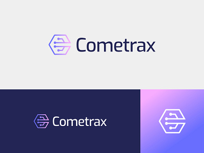 Cometrax - Logo Design design illustration logo logos minimal tech technology