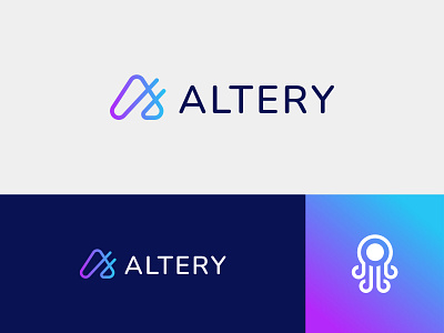 Altery - Logo Design design illustration letter letter a logo minimal simple tech technology