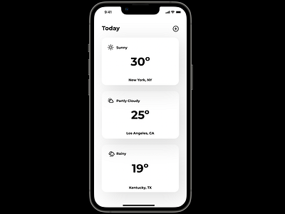 Simple & Minimal Weather App