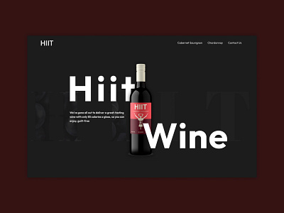 HIIT design landing page ui ui design web design