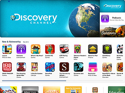 APP: DISCOVERY APP ON ITUNES apps discovery channel itunes