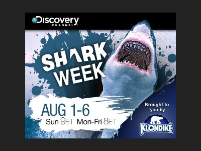 AD: SHARK WEEK discovery channel shark week web ads