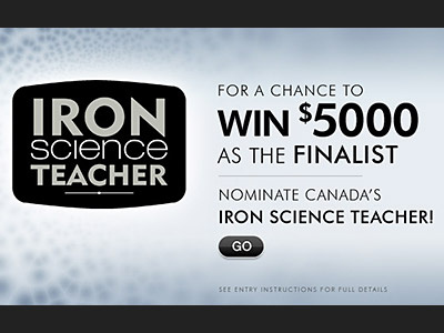 AD: IRON SCIENCE TEACHER discovery channel iron science teacher web ads