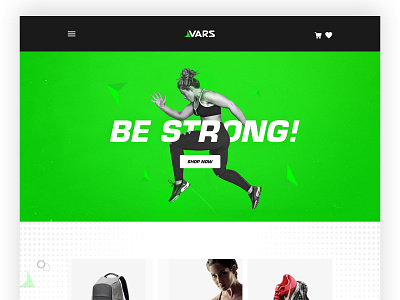 Website Design : Vars Fitness. branding creative design fitness web ui ux vector web
