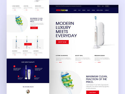 Website Design : Electric Brush