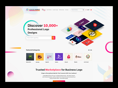 Logo Maker Website bandind branding creative creative logo design logo logodesig logomaker ui ux visual web