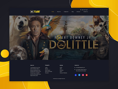 Movie Website UI movie website ui ui design web ui web ui design